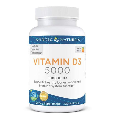 Vitamin D3 5000 (120 caps) - SDBrainCenter