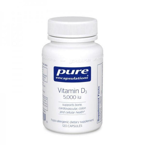 Vitamin D3 5000 iu's 120 caps - SDBrainCenter