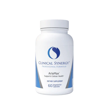 Clinical Synergy ArteMax dietary supplement bottle with 60 vegetarian capsules