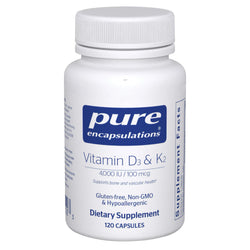 Vitamin D3 (4000iu)  and K2 (100 mcg)