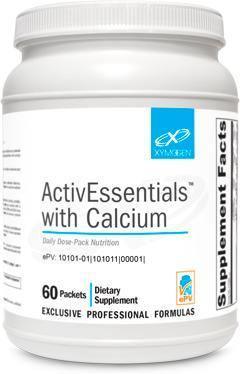 ActivEssentials with Calcium supplement container, 60 packets, daily nutritional support