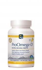 ProOmega-D Soft Gels.  Free shipping when total order exceeds $100 - SDBrainCenter