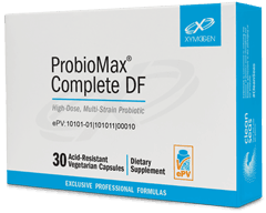 ProbioMax Complete DF probiotic supplement box, 30 vegetarian capsules, dietary support