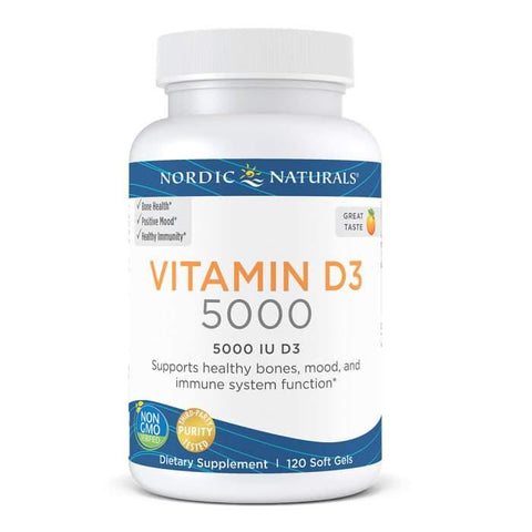 Vitamin D3 5000 (120 caps) - SDBrainCenter