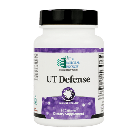 UT Defense dietary supplement bottle, 30 capsules, for immune health support